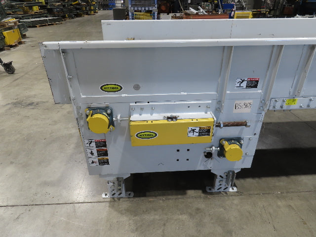 Hytrol BPC 43"x 78' Slider Bed Conveyor Parcel Belt 3Hp 480V Center Drive 110fpm