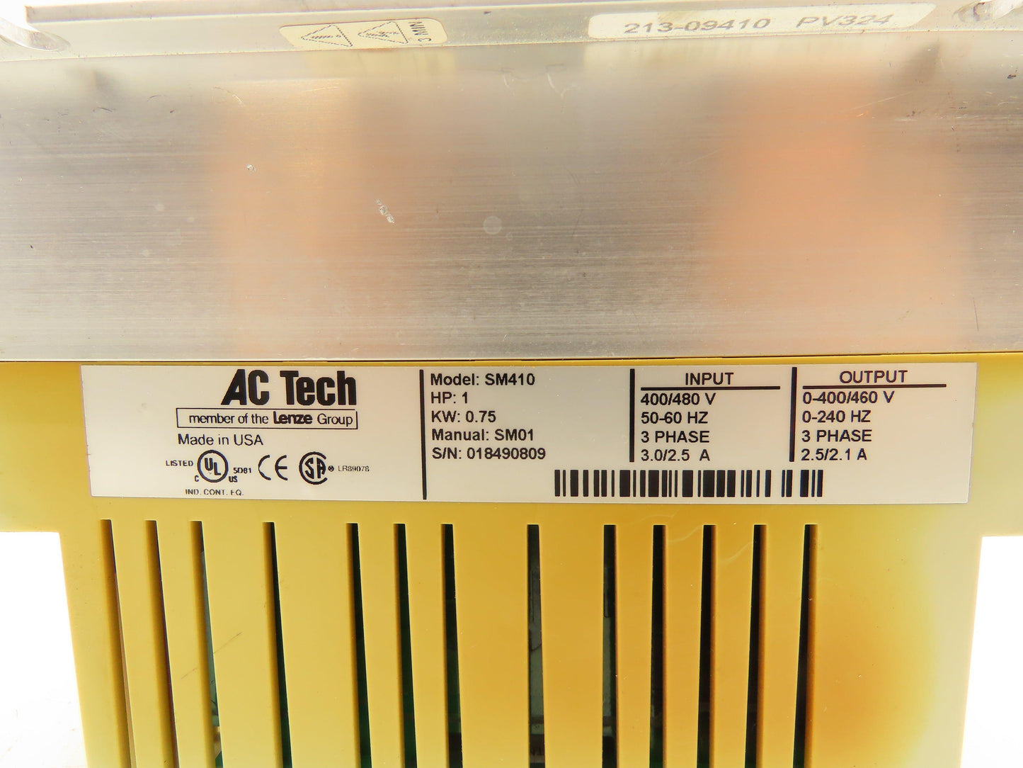 Lenze SM410 AC Tech Variable Frequency AC Drive 1HP 480VAC 3Ph