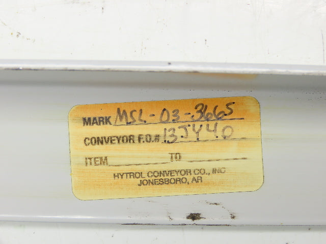 Hytrol 40"W Conveyor Leg Floor Support 4-5/8"-6-1/4"H Lot of 2