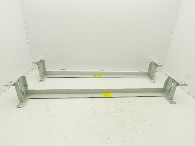 Hytrol 36"W Conveyor Leg Floor Support 4-5/8"-6-5/8"H Lot of 2