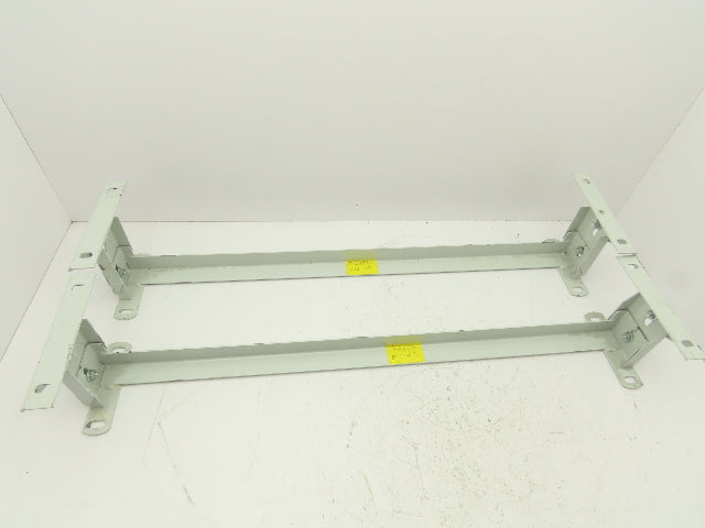 Hytrol 36"W Conveyor Leg Floor Support 4-5/8"-6-5/8"H Lot of 2