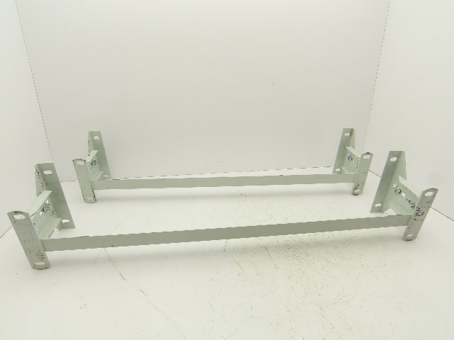Hytrol 36"W Conveyor Leg Floor Support 4-5/8"-6-5/8"H Lot of 2