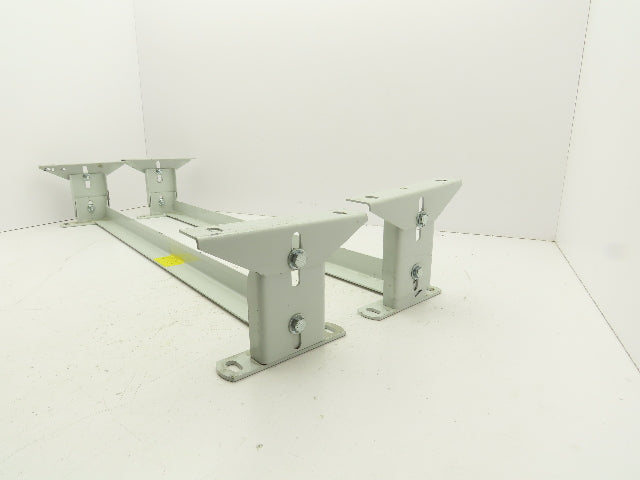Hytrol 36"W Conveyor Leg Floor Support 4-5/8"-6-5/8"H Lot of 2
