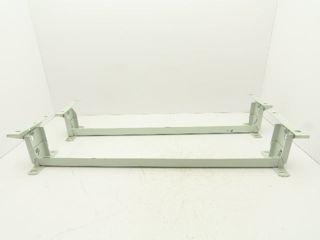Hytrol 36"W Conveyor Leg Floor Support 4-5/8"-6-5/8"H Lot of 2