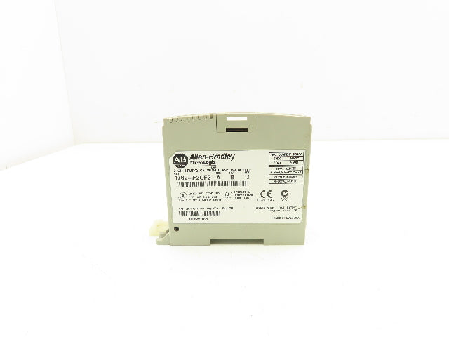 Allen Bradley 1762-IF2OF2 MicroLogix 1200 Analog I/O Module Missing Cover