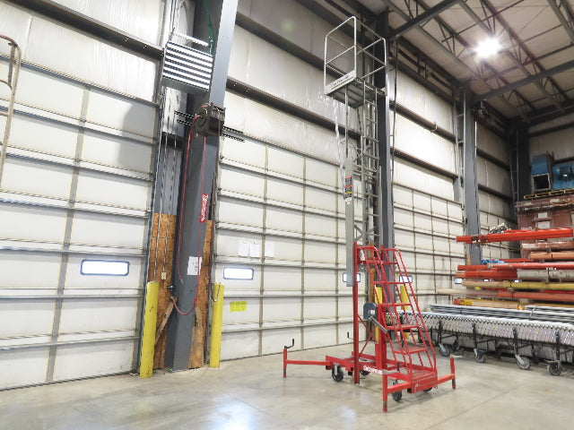 Cotterman ML15W Maxi-Lift 15' Manual Man Lift Elevating Work Platform Ladder