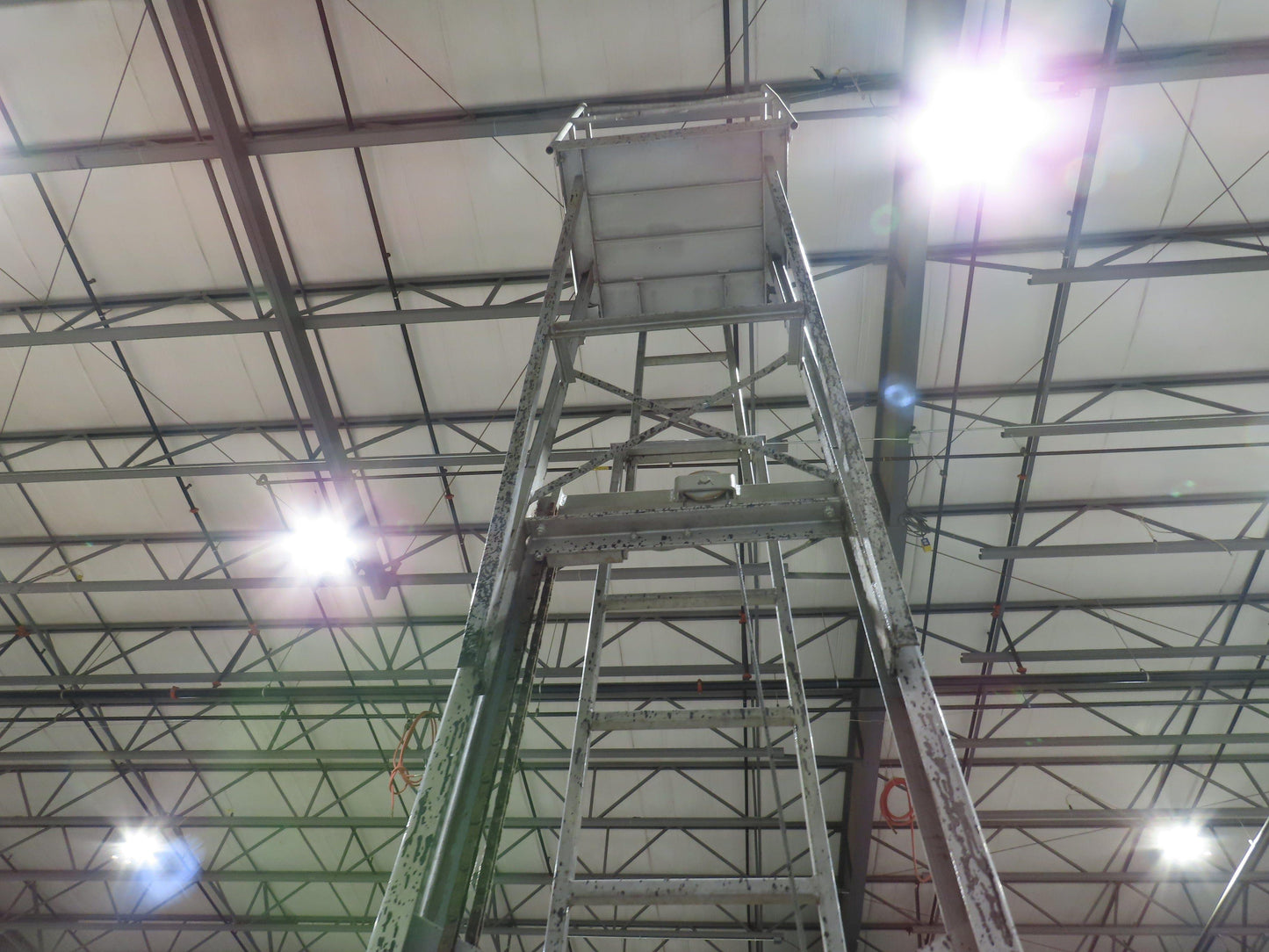 Cotterman ML15W Maxi-Lift 15' Manual Man Lift Elevating Work Platform Ladder
