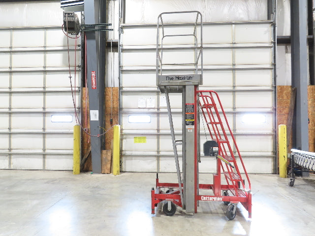 Cotterman ML15W Maxi-Lift 15' Manual Man Lift Elevating Work Platform Ladder