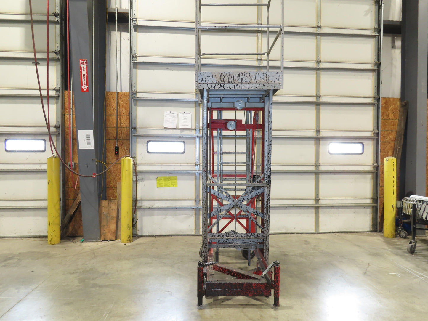 Cotterman ML15W Maxi-Lift 15' Manual Man Lift Elevating Work Platform Ladder
