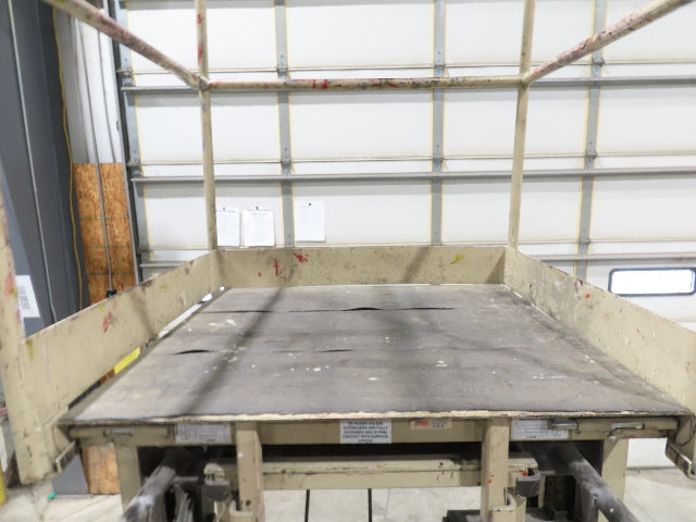 Cotterman Maxi Lift 15' Manual Man Lift Elevating Work Platform Ladder 300 Lb