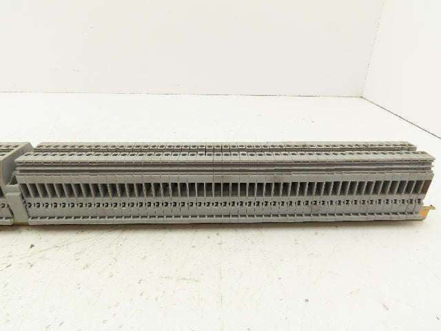 Entrelec M4/6 5116 Terminal Block DIN Rail 600V 25A 24-10AWG Lot of 95