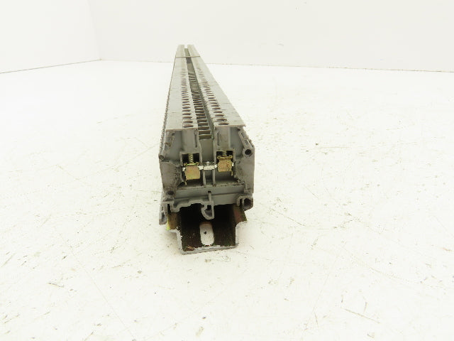 Entrelec M4/6 5116 Terminal Block DIN Rail 600V 25A 24-10AWG Lot of 95