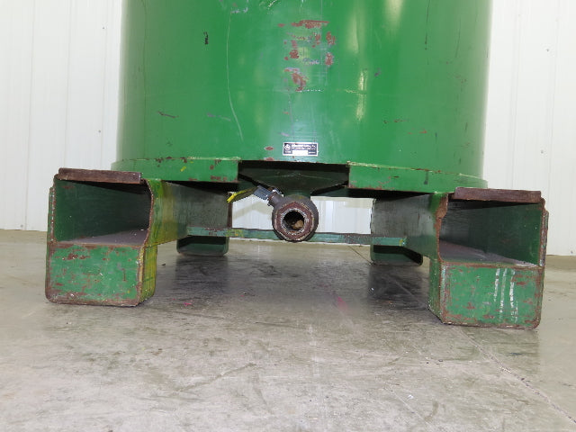 Fabricated Metals Liqua-Bin Round Liquid Storage Tank 330 Gal Steel IBC Tote