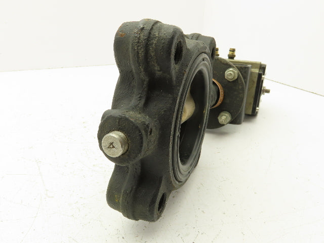 Milwaukee CL223E 3" Butterfly Valve 4-Lug w/Pneumatic Actuator RPB450