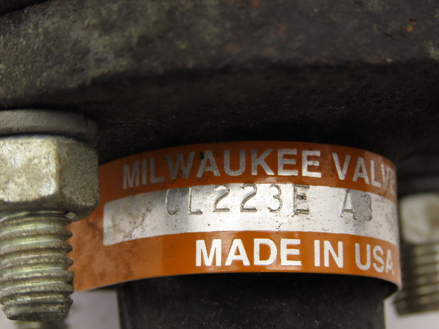 Milwaukee CL223E 3" Butterfly Valve 4-Lug w/Pneumatic Actuator RPB450