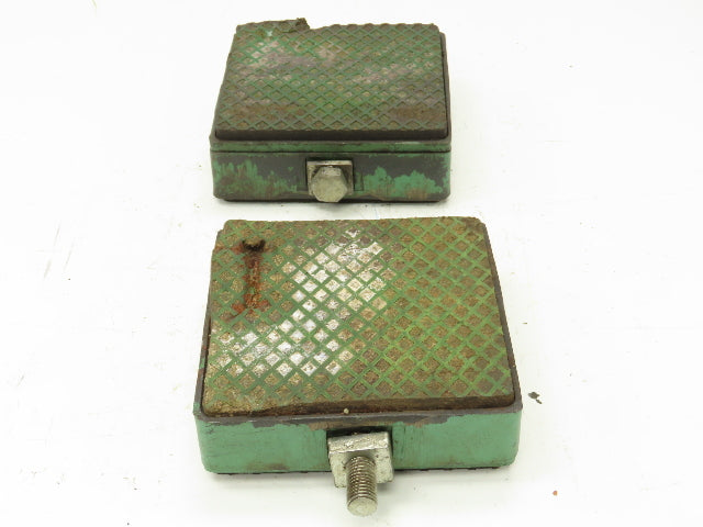 AirLoc Wedgmount Precision Machine Leveler Vibration Pad 8"x 8"x 3"H Lot of 2