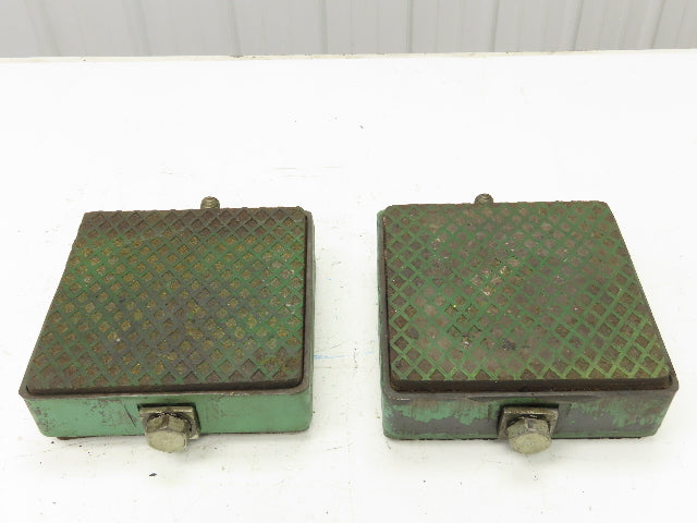 AirLoc Wedgmount Precision Machine Leveler Vibration Pad 8"x 8"x 3"H Lot of 2