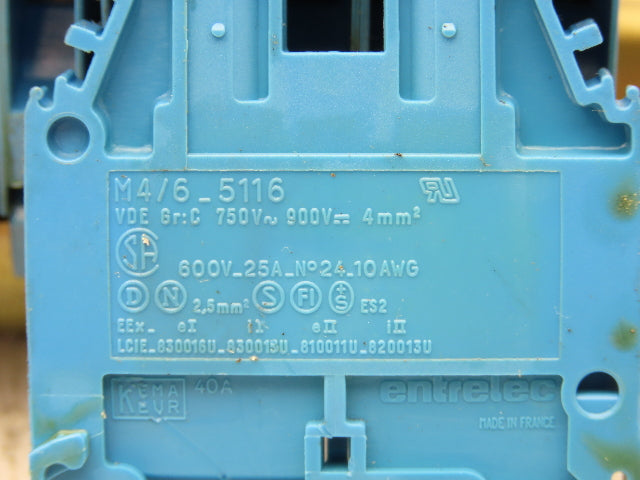 Various Mfr Terminal Block DIN Rail 600V 25A Lot of 95