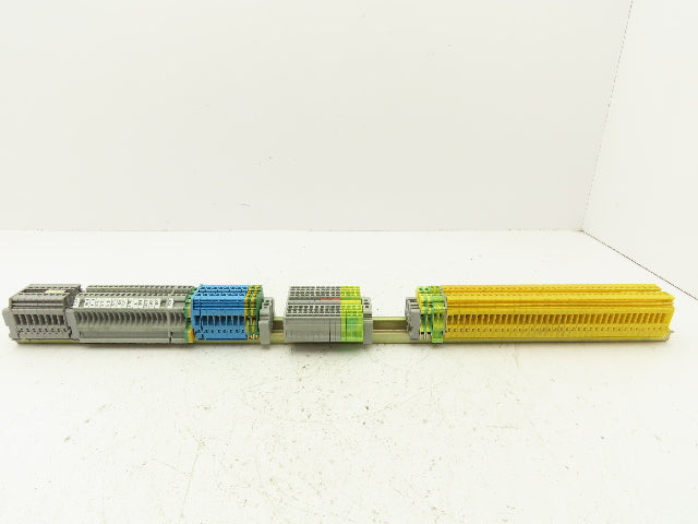 Various Mfr Terminal Block DIN Rail 600V 25A Lot of 95
