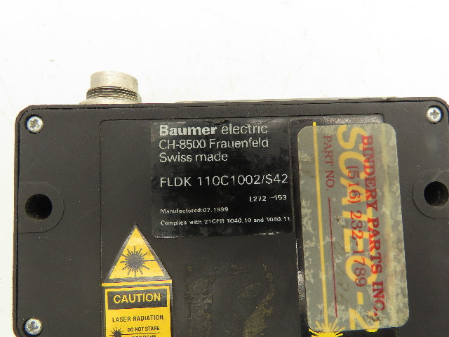 Baumer Electric SCATEC-2 FLDK 110C1002/S42 Laser Copy Counter Sensor