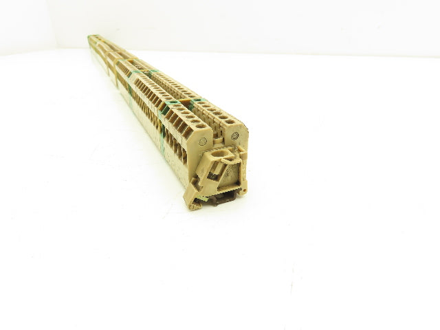 Weidmuller Terminal Block 15mm DIN Rail 300V 10A 4mm² Lot of 90+