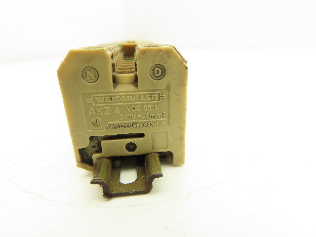 Weidmuller Terminal Block 15mm DIN Rail 300V 10A 4mm² Lot of 90+