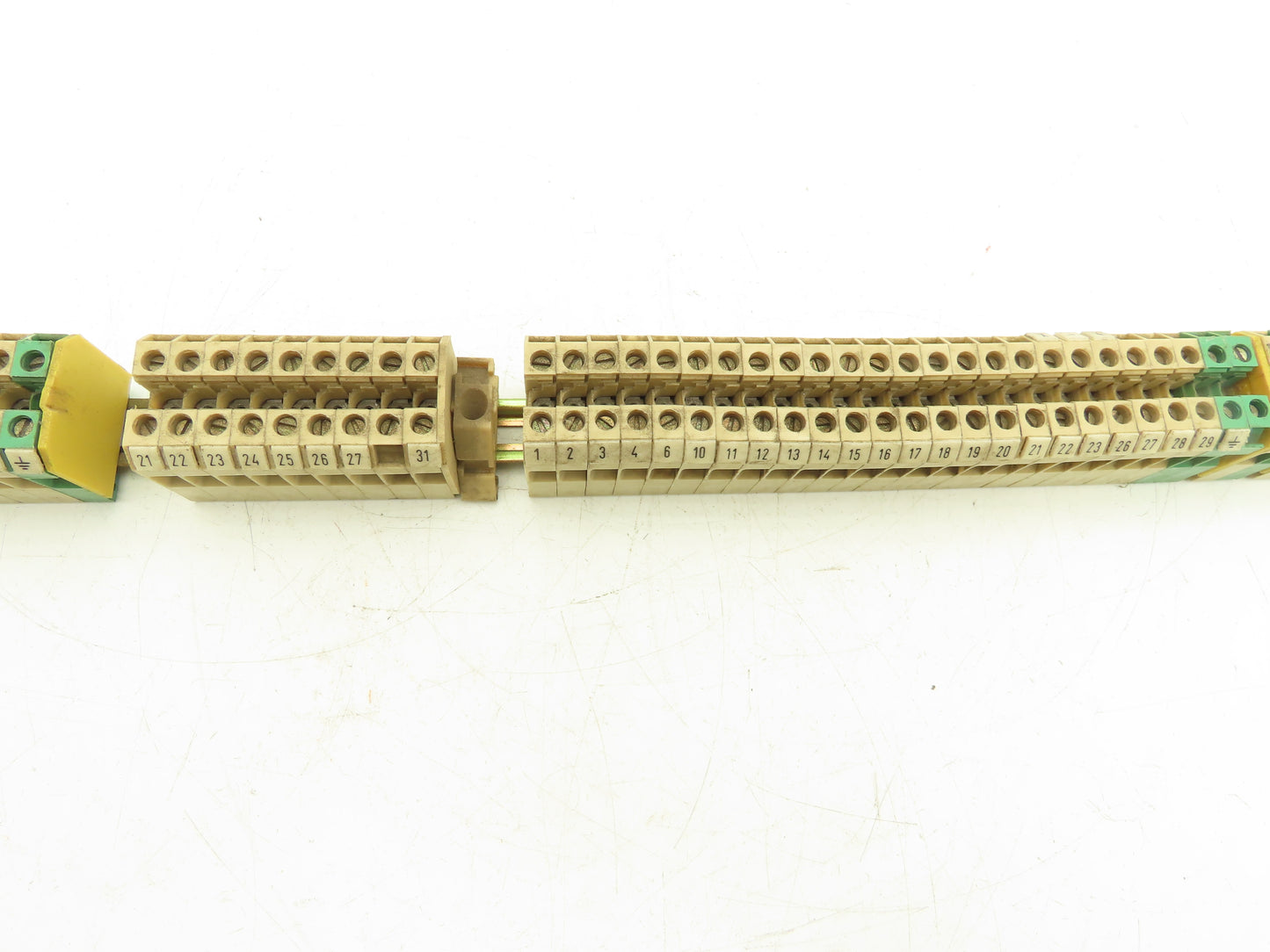 Weidmuller Terminal Block 15mm DIN Rail 300V 10A 4mm² Lot of 90+