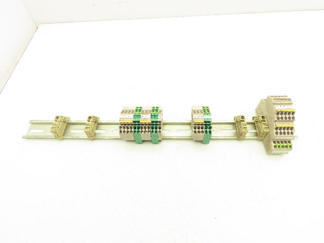 Weidmuller Terminal Block DIN Rail Mostly 4-pin Lot of 90+