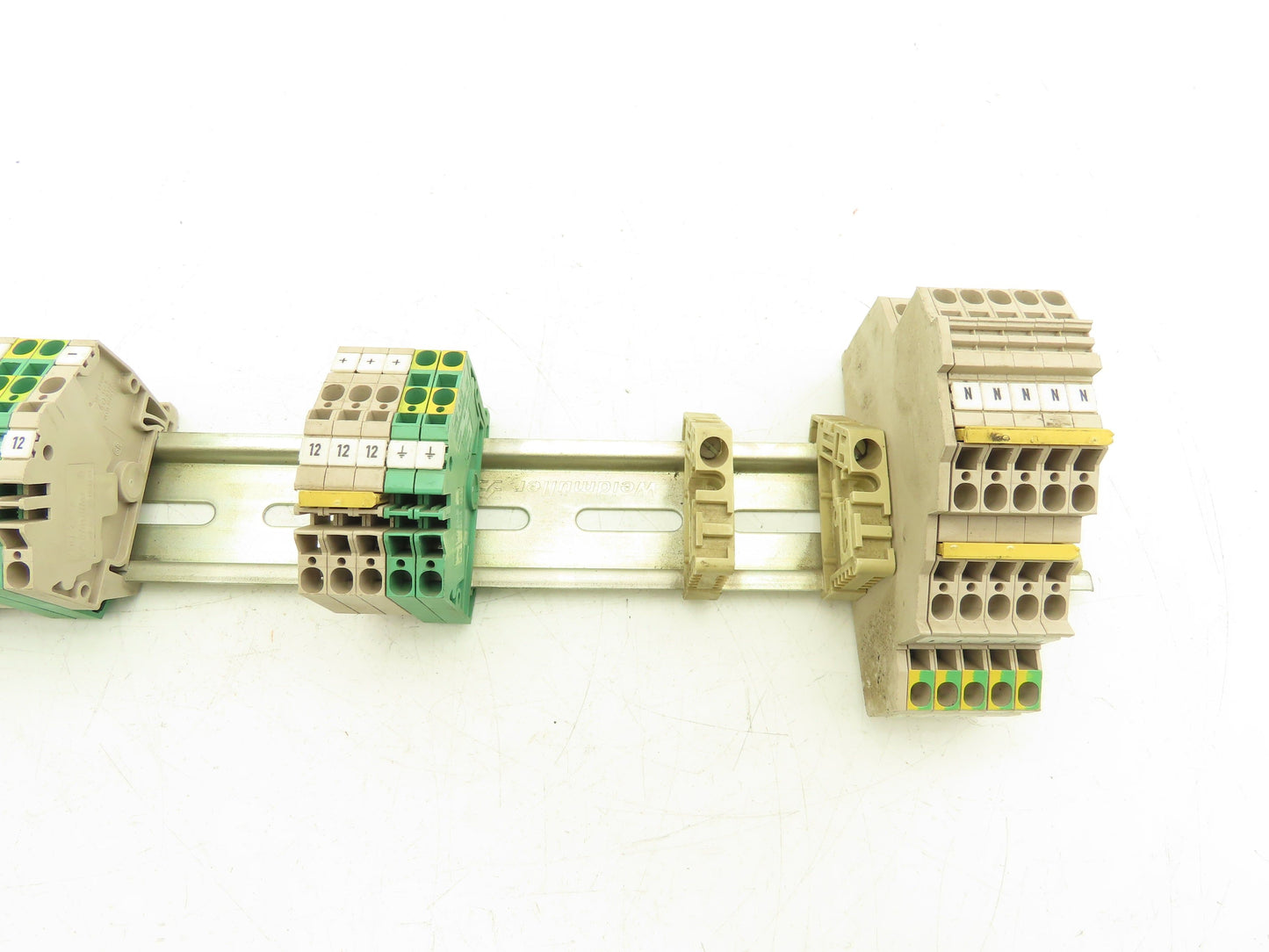 Weidmuller Terminal Block DIN Rail Mostly 4-pin Lot of 90+