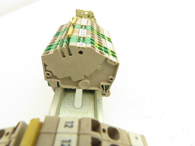 Weidmuller Terminal Block DIN Rail Mostly 4-pin Lot of 90+