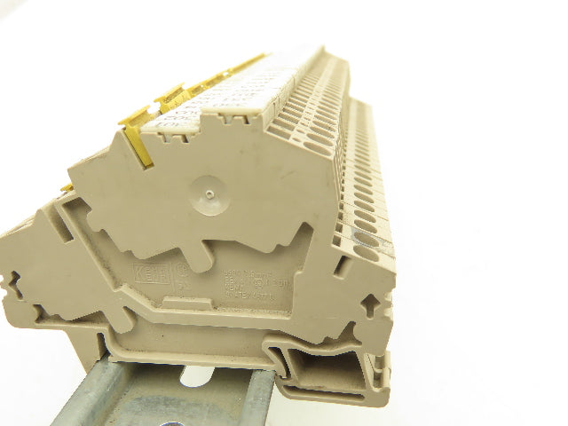 Weidmuller Terminal Block DIN Rail Mostly 4-pin Lot of 90+