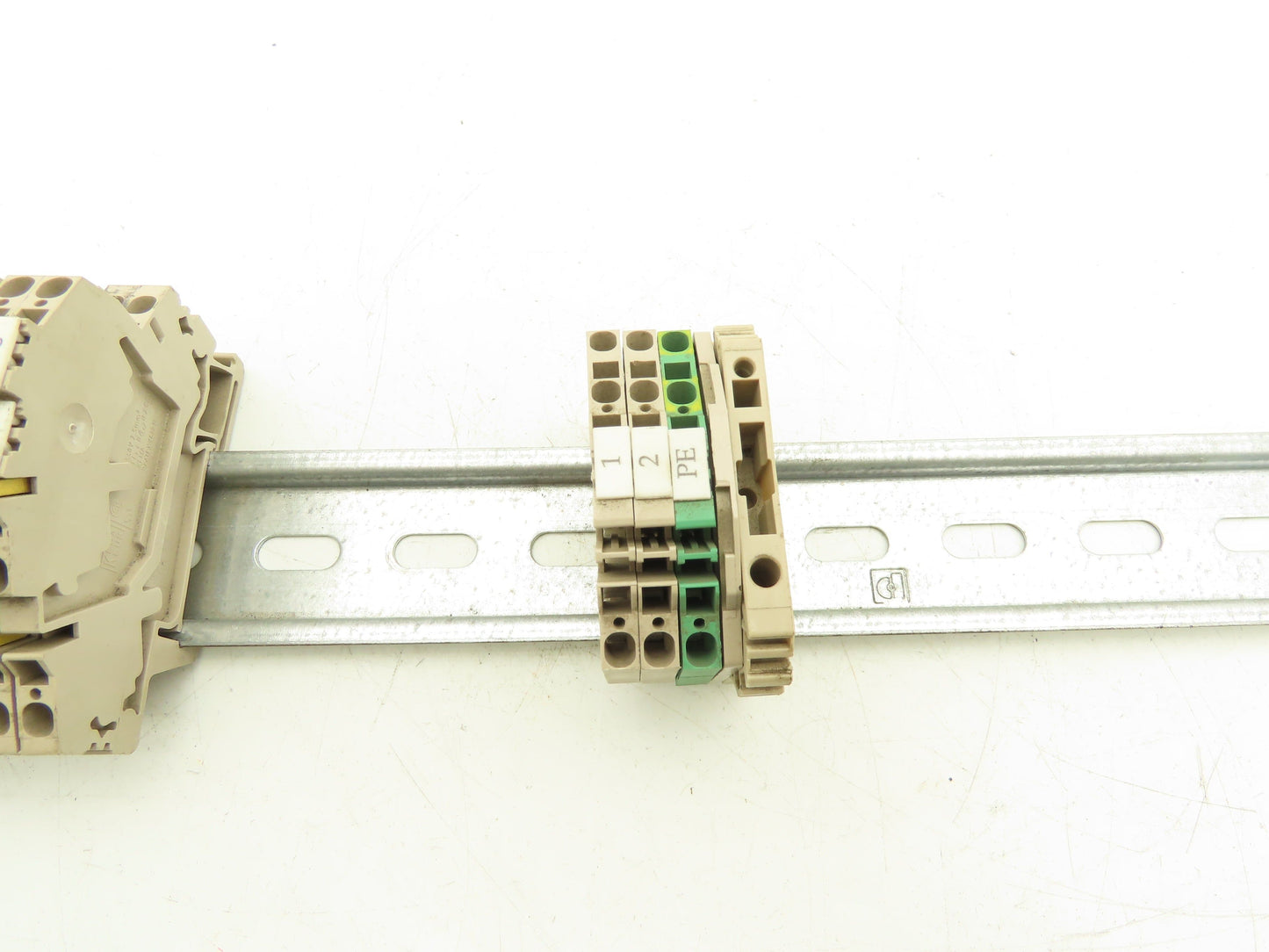 Weidmuller Terminal Block DIN Rail Mostly 4-pin Lot of 90+