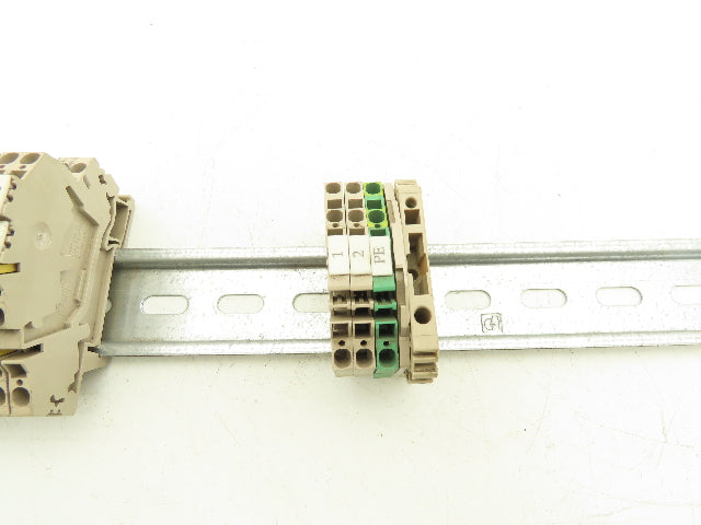 Weidmuller Terminal Block DIN Rail Mostly 4-pin Lot of 90+