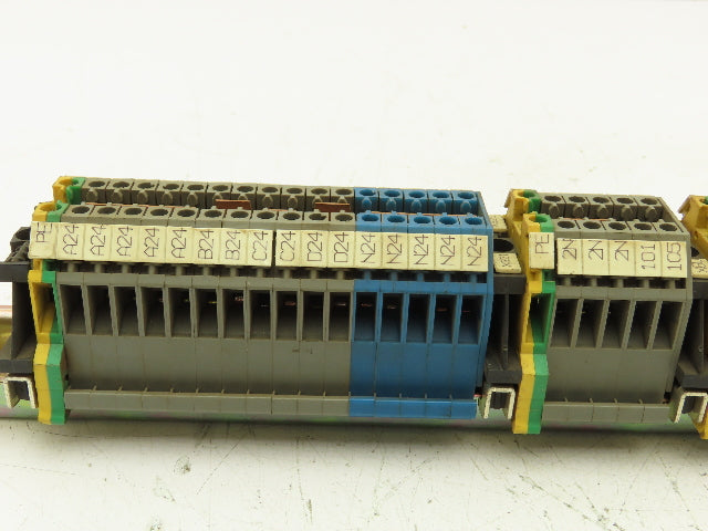 Wieland Terminal Block DIN Rail Lot of 80+