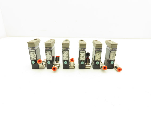 Burkert 017143 Pneumatic Air Solenoid Valve 24V Lot Of 6