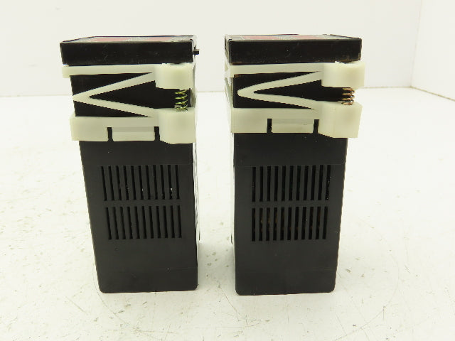 S and B Controls 2050-X Digital Temperature Meter Panel Lot of 2