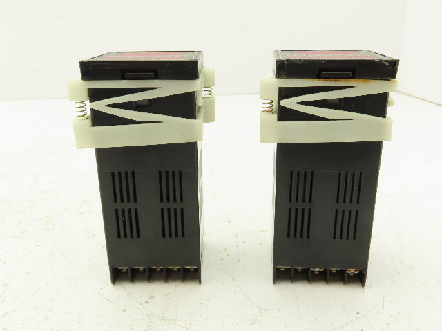 S and B Controls 2050-X Digital Temperature Meter Panel Lot of 2