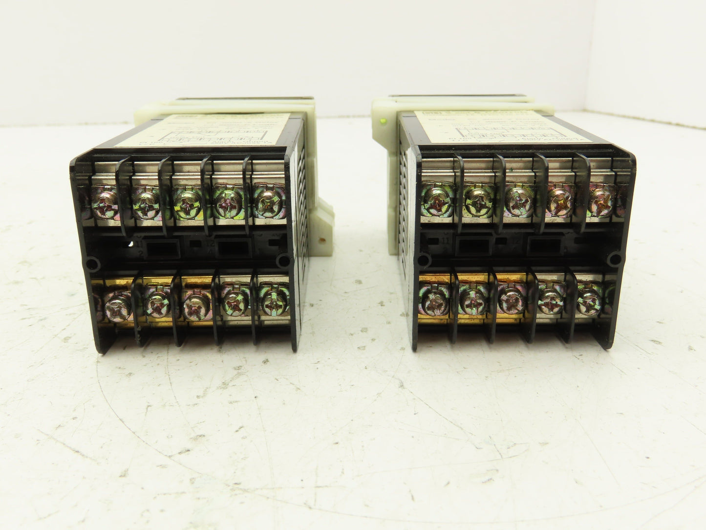 S and B Controls 2050-X Digital Temperature Meter Panel Lot of 2