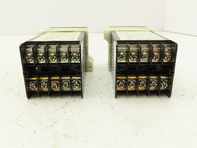 S and B Controls 2050-X Digital Temperature Meter Panel Lot of 2
