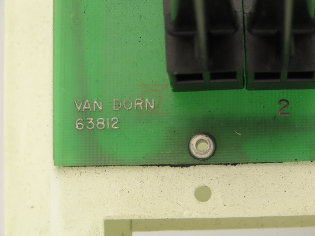 Van Dorn 63813 63812 PLC Chassis Backplane Motherboard Power Supply