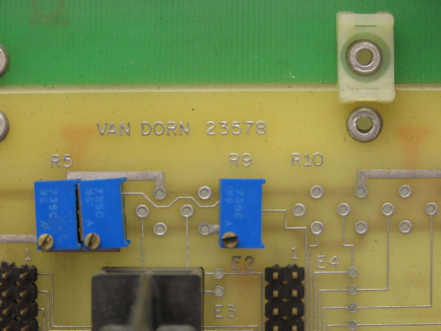 Van Dorn 63813 63812 PLC Chassis Backplane Motherboard Power Supply