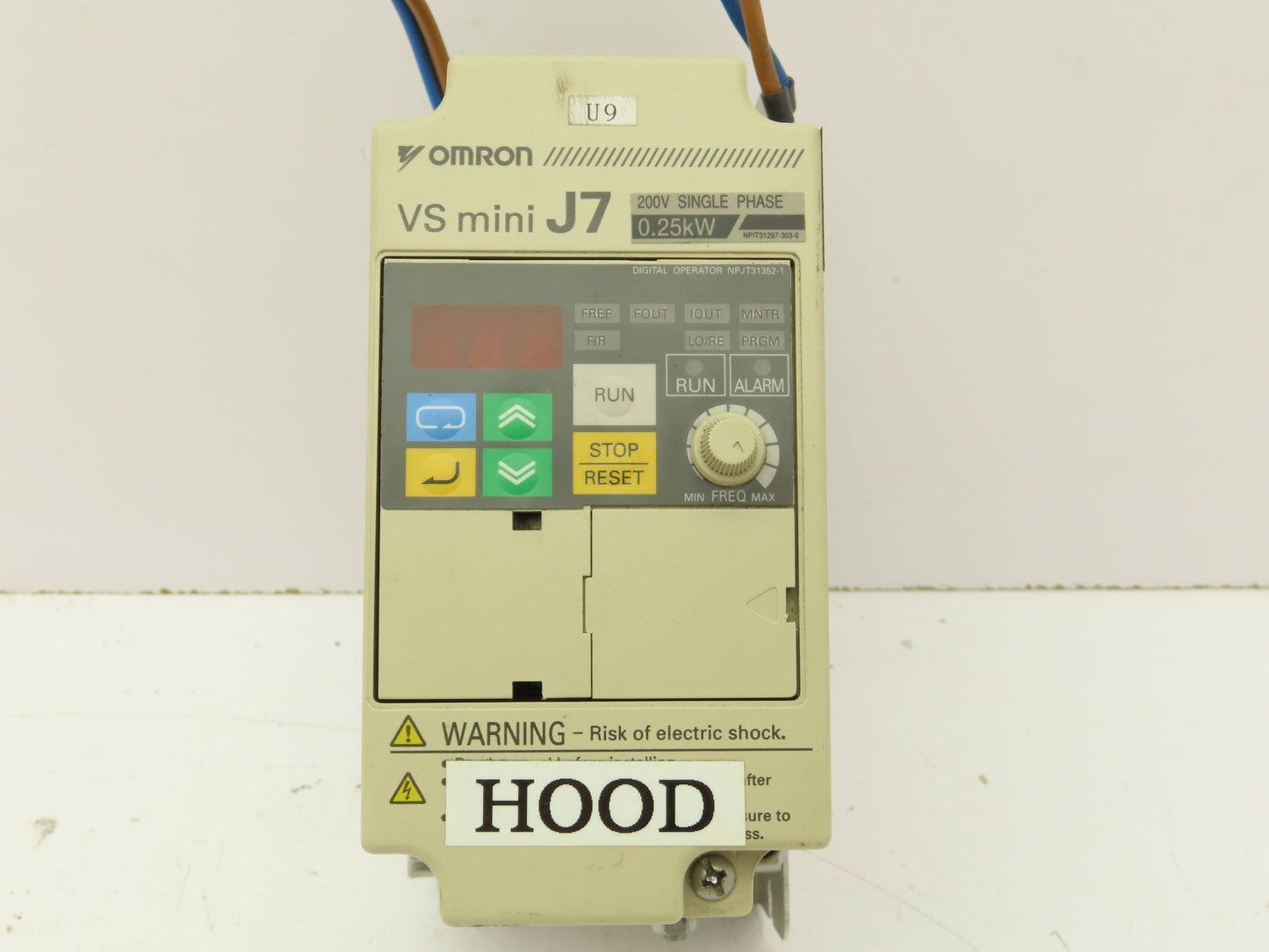 Omron VS Mini J7 Variable Frequency Drive 1PH Input 3PH 0-240V 0-400Hz 1.6A Out
