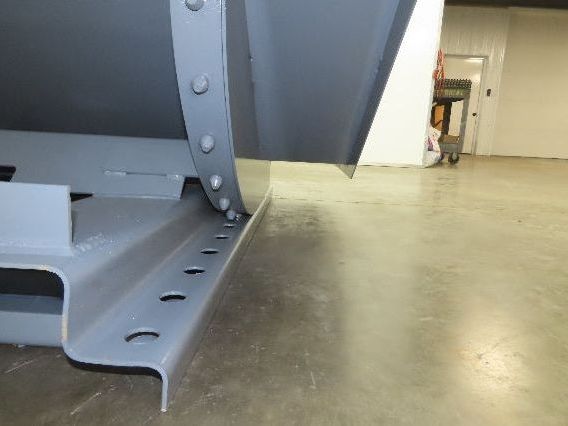 Wright 3 YD Self Dumping Hopper Bump Dump 4000lbs Trash Recycling 10 Gauge Bin