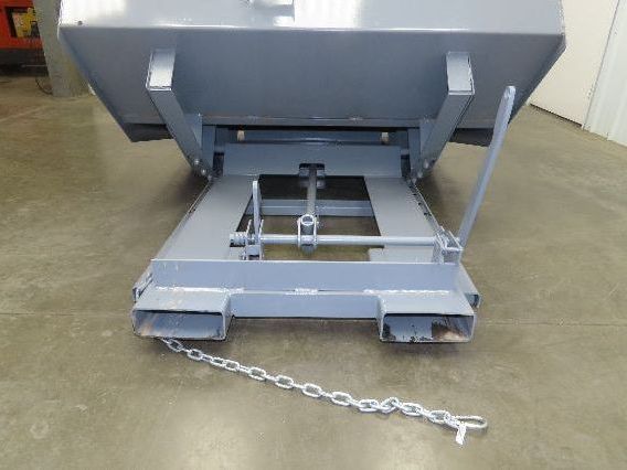 Wright 3 YD Self Dumping Hopper Bump Dump 4000lbs Trash Recycling 10 Gauge Bin