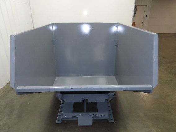 Wright 3 YD Self Dumping Hopper Bump Dump 4000lbs Trash Recycling 10 Gauge Bin