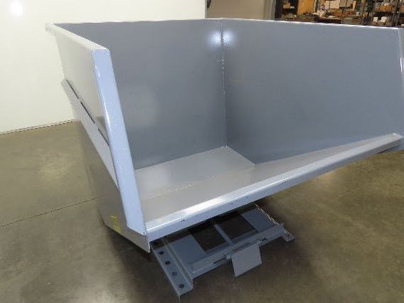 Wright 3 YD Self Dumping Hopper Bump Dump 4000lbs Trash Recycling 10 Gauge Bin