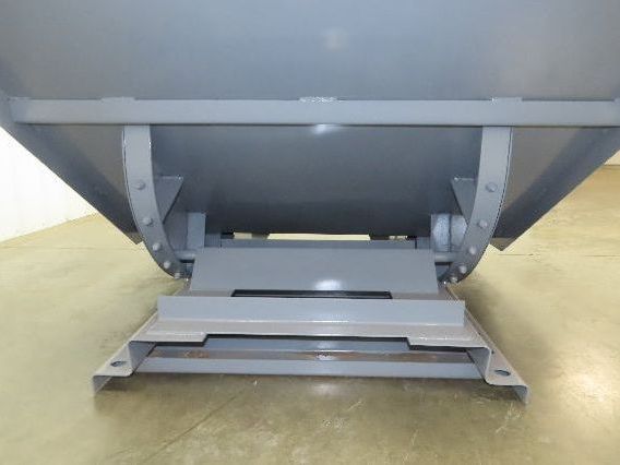 Wright 20055-GRY 2 YD Self Dumping Hopper 4000lbs Trash Recycling 10 Gauge Bin