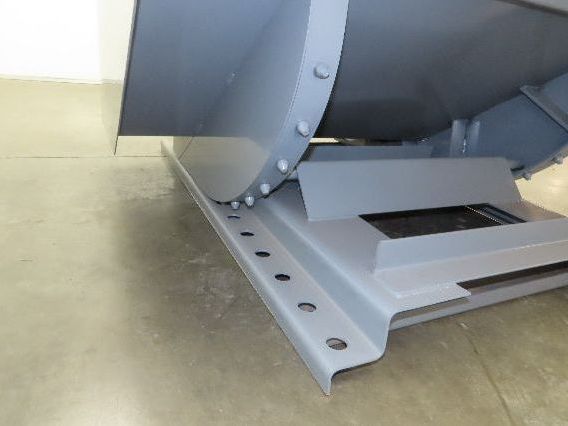 Wright 20055-GRY 2 YD Self Dumping Hopper 4000lbs Trash Recycling 10 Gauge Bin
