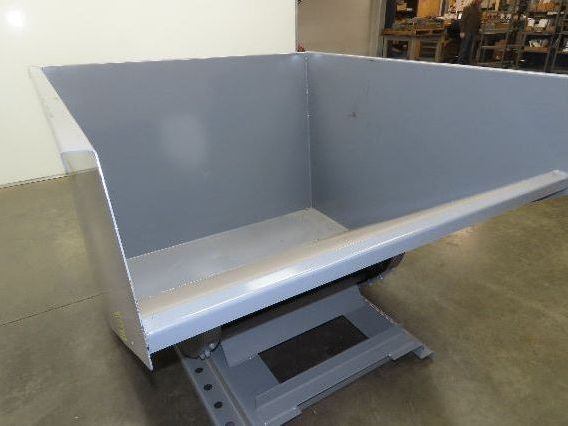 Wright 20055-GRY 2 YD Self Dumping Hopper 4000lbs Trash Recycling 10 Gauge Bin