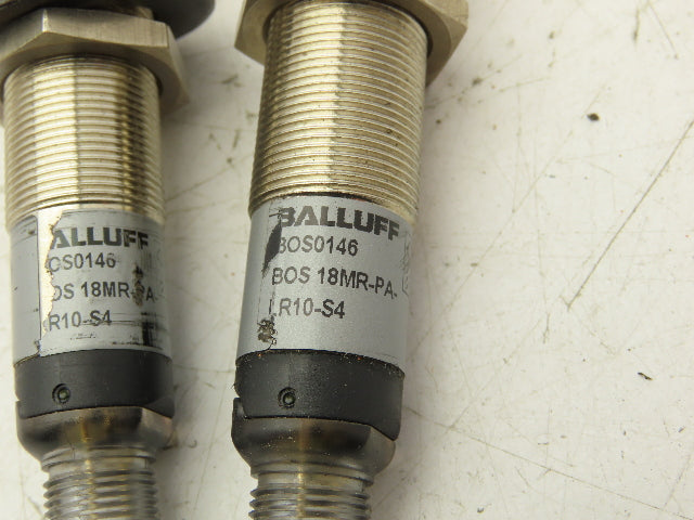 Balluff BOS 18MR-PA-LR10-S4 Photoelectric Sensor Switch Lot of 2